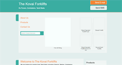 Desktop Screenshot of kovaiforklift.com